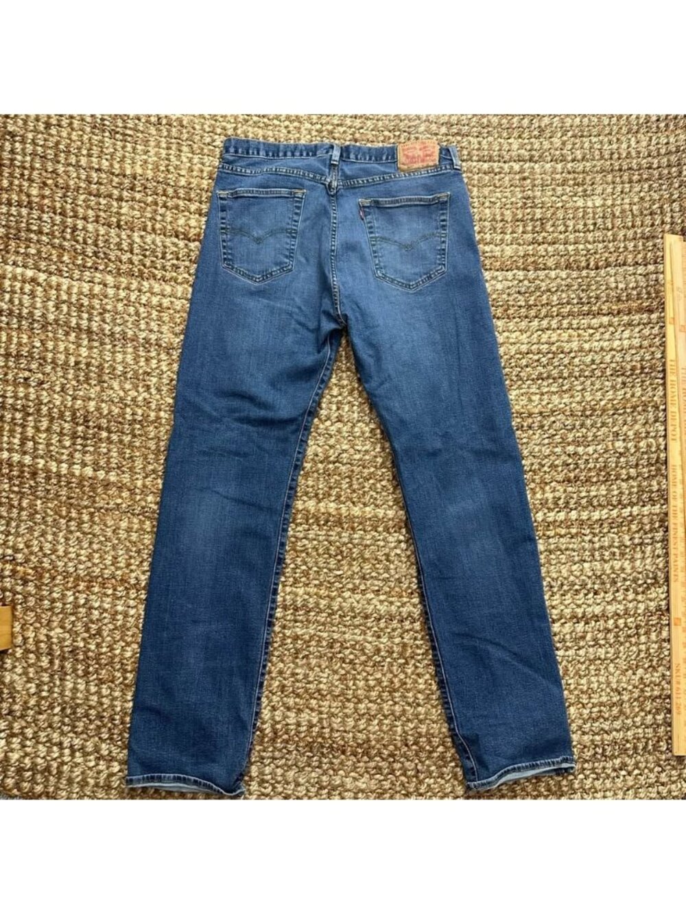 Levi's 501 Original Fit Men's Blue Denim Jeans Size 36x36 Straight Leg Button Fl